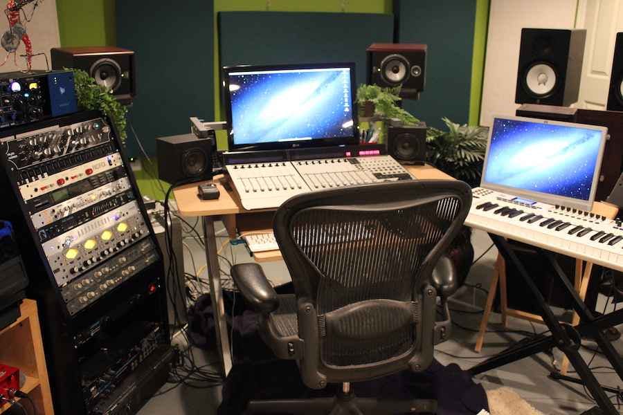 Hidden Tiger Music studio setup